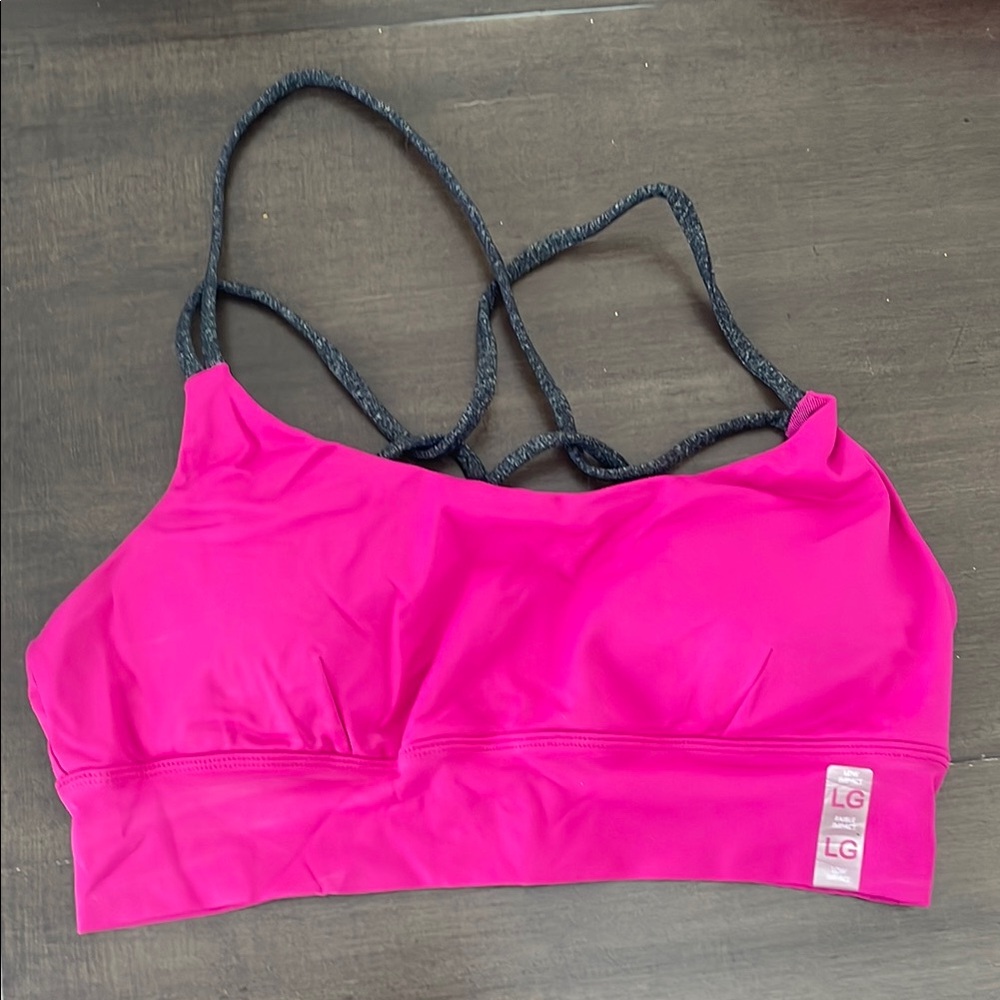 Women's Pink Sports Bra
